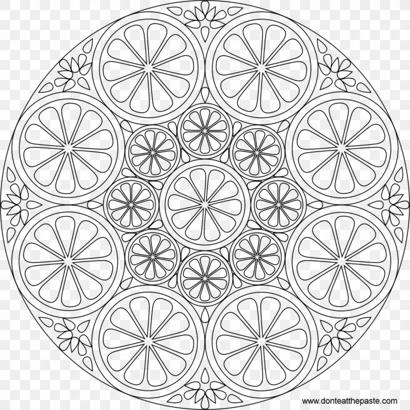 Coloring Book Mandala Child Doodle Adult, PNG, 1200x1200px, Coloring Book, Adult, Area, Black And White, Book Download Free