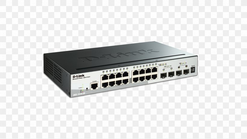 Network Switch 10 Gigabit Ethernet Small Form-factor Pluggable Transceiver Stackable Switch, PNG, 1664x936px, 10 Gigabit Ethernet, Network Switch, Audio Receiver, Computer Network, Computer Networking Download Free