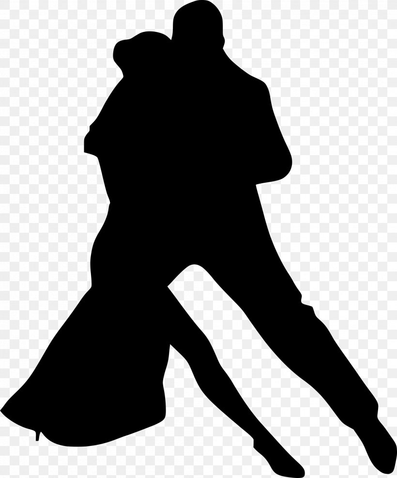 Silhouette Dance Couple Clip Art, PNG, 1994x2400px, Silhouette, Bailatino, Ballroom Dance, Black, Black And White Download Free
