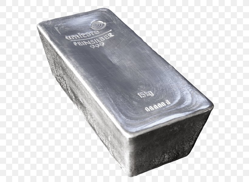 Silver Ingot Umicore Gold Bar, PNG, 600x600px, Silver, Canadian Gold Maple Leaf, Feinsilber, Gold, Gold Bar Download Free