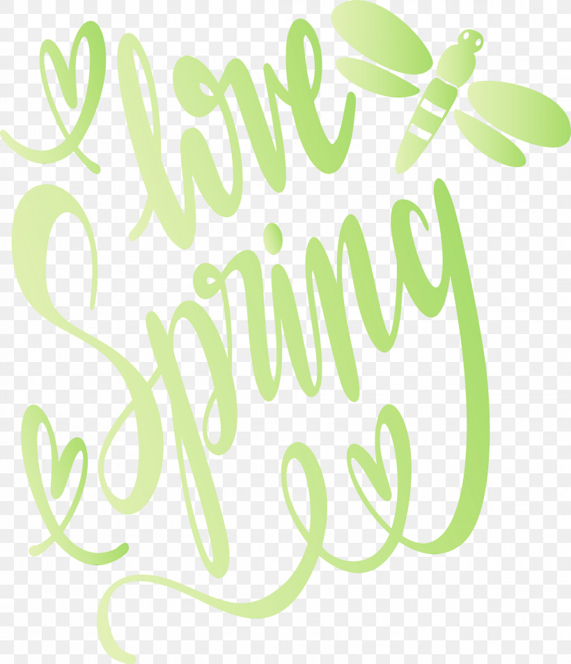 Font Text Green Leaf Calligraphy, PNG, 2577x3000px, Hello Spring, Calligraphy, Green, Leaf, Logo Download Free