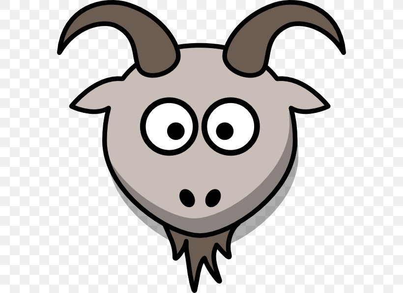 Goat Cartoon Clip Art, PNG, 588x597px, Goat, Cartoon, Cattle, Cattle Like Mammal, Fictional Character Download Free