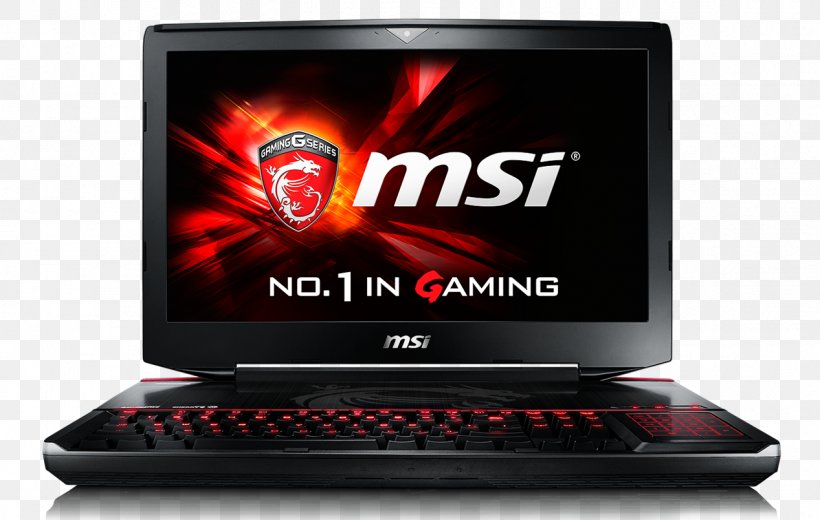 Laptop Micro-Star International GeForce Intel Core I7 MSI GT80S Titan SLI, PNG, 1267x805px, Laptop, Alienware, Brand, Central Processing Unit, Computer Download Free