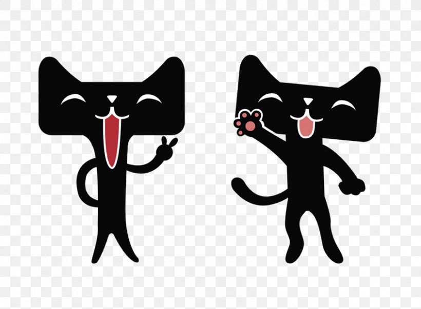 Logo Tmall Whiskers, PNG, 846x623px, Logo, Black, Black Cat, Brand, Carnivoran Download Free