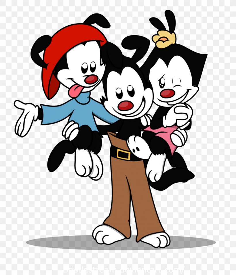 Yakko, Wakko, And Dot Television Amblin Entertainment Animated Series, PNG, 1024x1197px, Watercolor, Cartoon, Flower, Frame, Heart Download Free