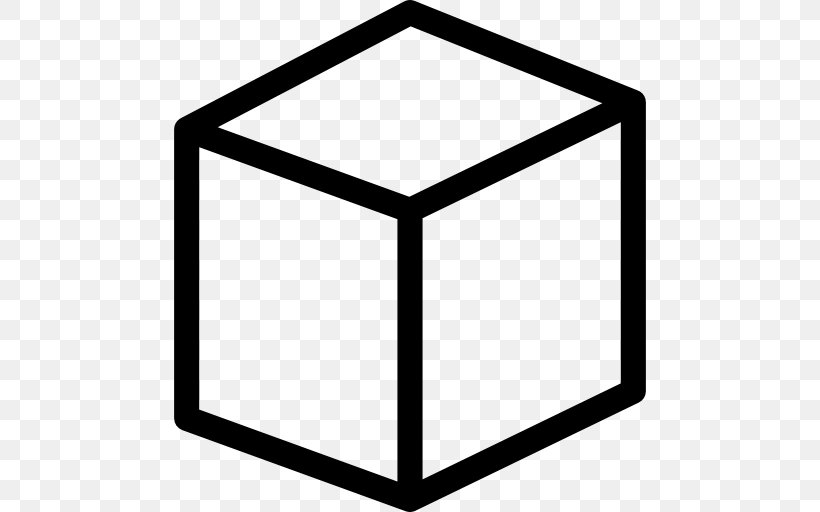 Cube Shape Geometry, PNG, 512x512px, Cube, Area, Black And White, Face, Geometric Shape Download Free