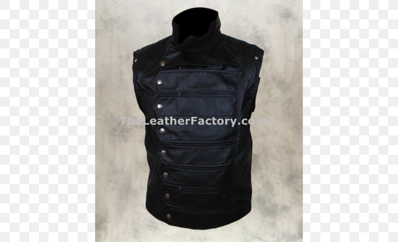 Gilets Jacket Sleeve Pocket Leather, PNG, 500x500px, Gilets, Jacket, Leather, Neck, Outerwear Download Free