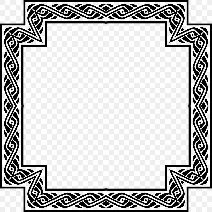 Clip Art, PNG, 2334x2334px, Visual Arts, Area, Black, Black And White, Border Download Free