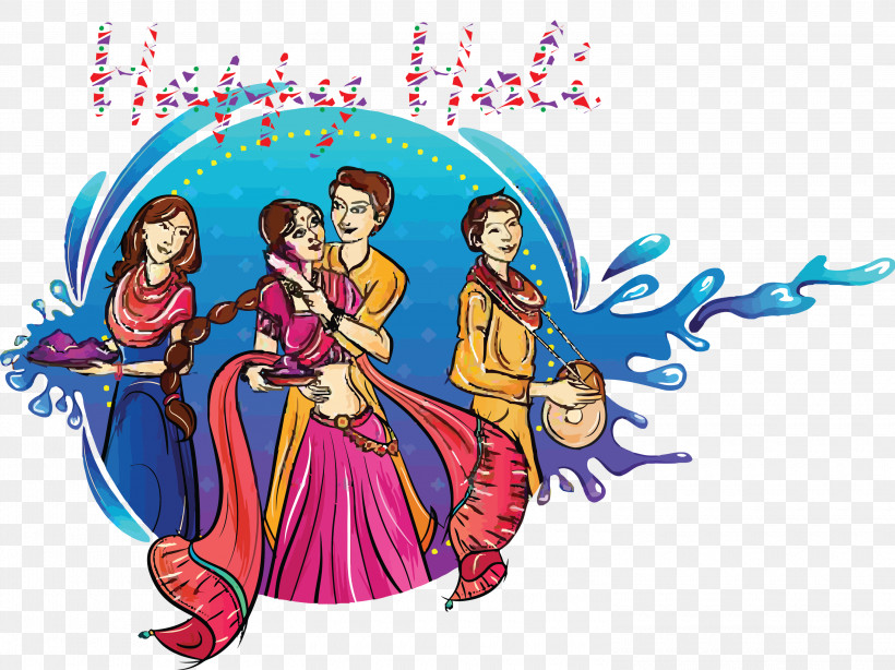 Happy Holi Holi Colorful, PNG, 3000x2247px, Happy Holi, Colorful, Festival, Holi, Magenta Download Free