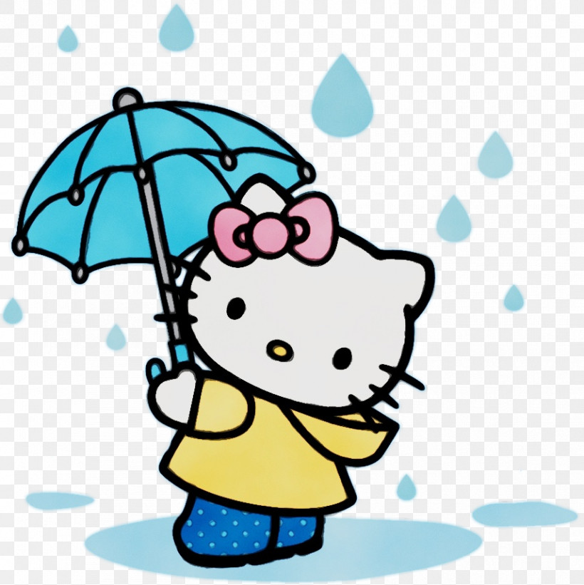 Hello Kitty, PNG, 856x858px, Watercolor, Black And White, Cartoon, Color, Coloring Book Download Free