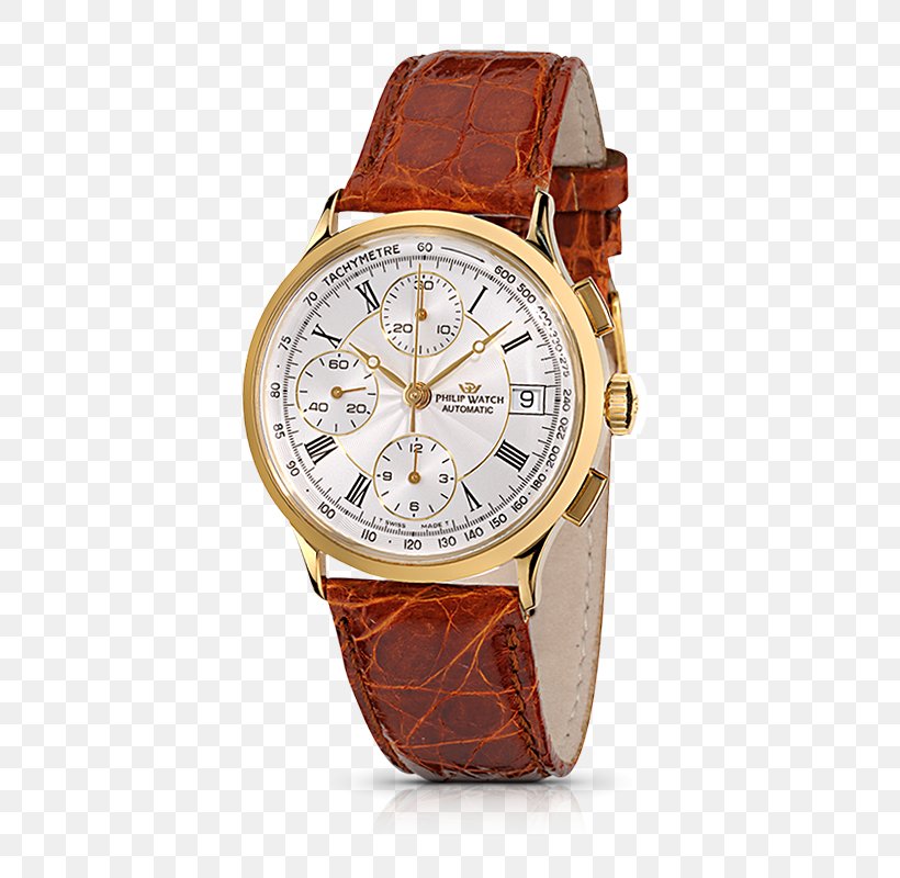 Philippe Watch Chronograph Radio Clock, PNG, 800x800px, Watch, Automatic Watch, Bracelet, Brand, Brown Download Free