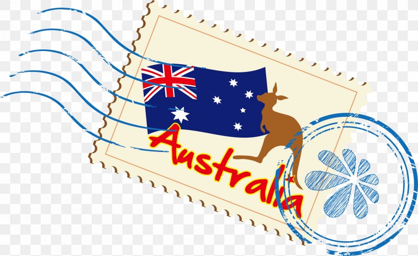Australia Euclidean Vector Icon, PNG, 2491x1526px, Australia, Area, Brand, Envelope, Label Download Free