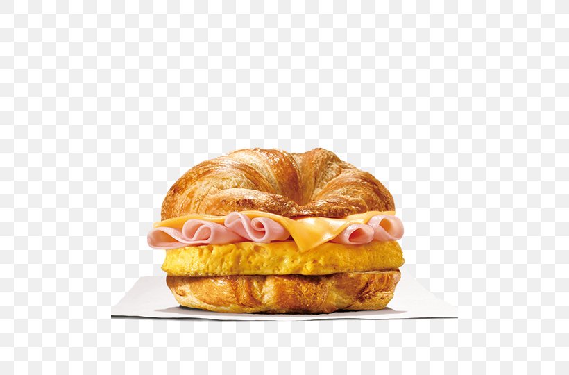 Breakfast Hamburger Croissant Bacon, PNG, 500x540px, Breakfast, American Food, Bacon, Baked Goods, Bk Stacker Download Free