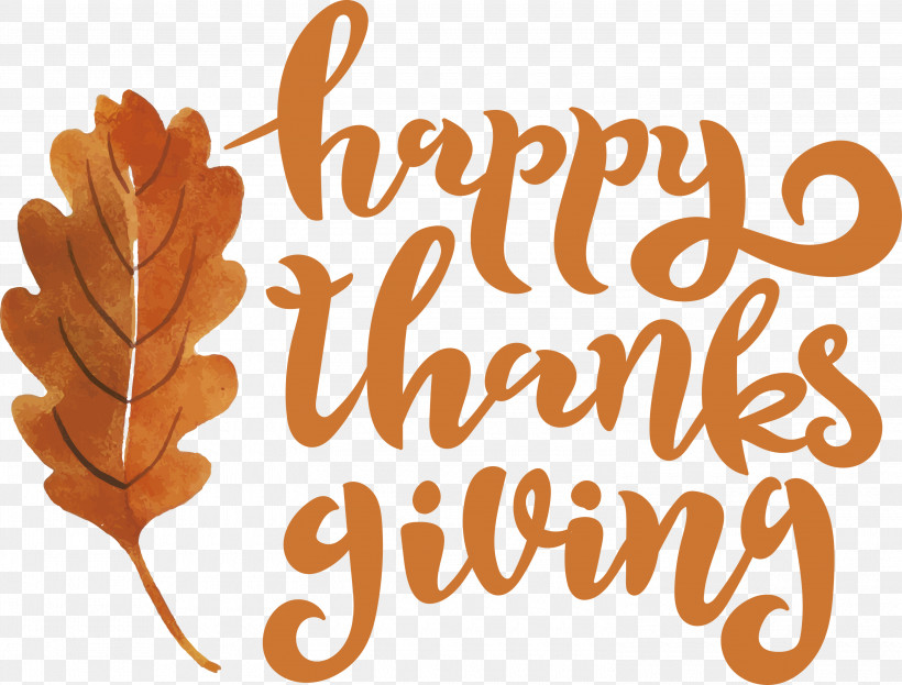 Happy Thanksgiving, PNG, 3000x2280px, Happy Thanksgiving, Calligraphy, Logo, Meter Download Free