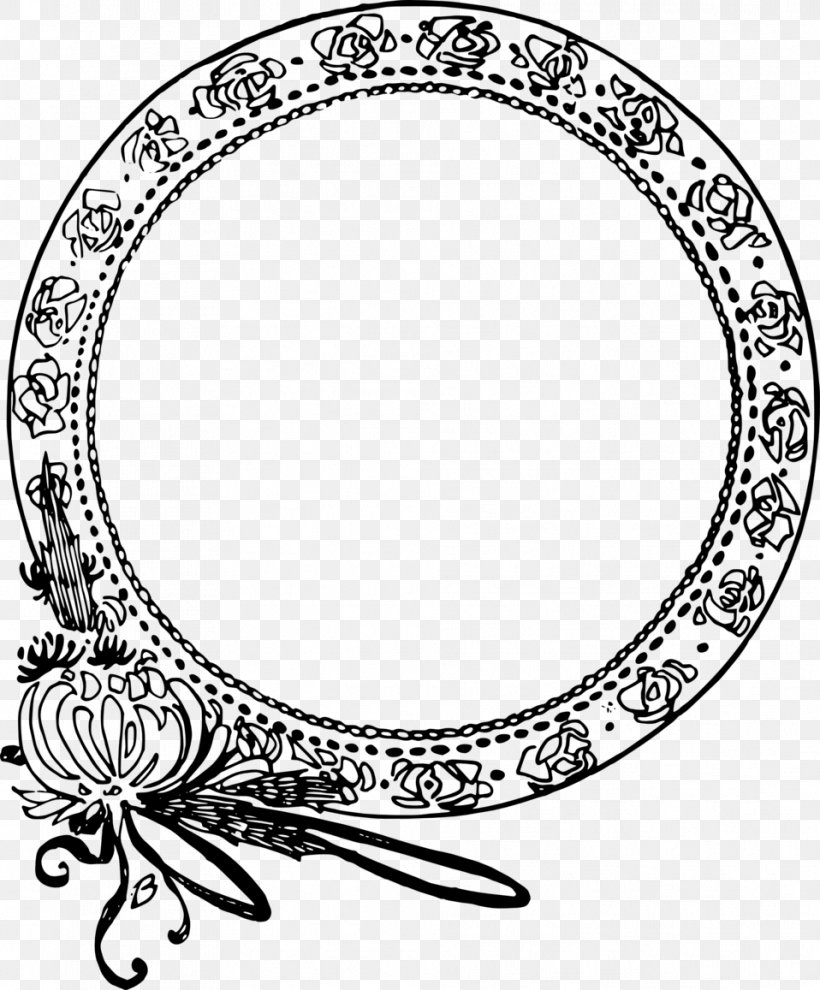 Picture Frames Clip Art, PNG, 958x1157px, Picture Frames, Area, Art, Black And White, Body Jewelry Download Free