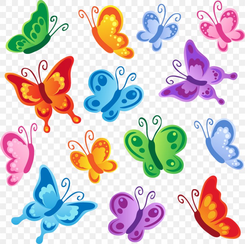 Butterfly Cartoon Clip Art, PNG, 956x952px, Butterfly, Artwork, Cartoon,  Drawing, Flower Download Free
