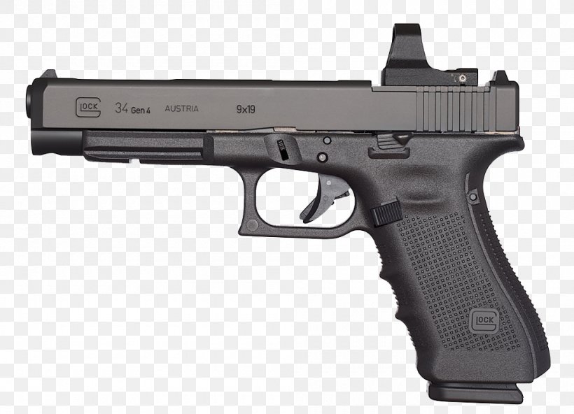 Glock 34 Glock Ges.m.b.H. Firearm 9×19mm Parabellum Pistol, PNG, 1000x723px, 919mm Parabellum, Glock 34, Air Gun, Airsoft, Airsoft Gun Download Free