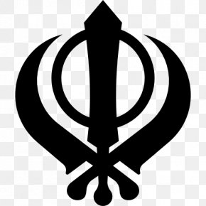 Khanda Sikhism Religion Symbol, Png, 2000x2470px, Khanda, Black And 