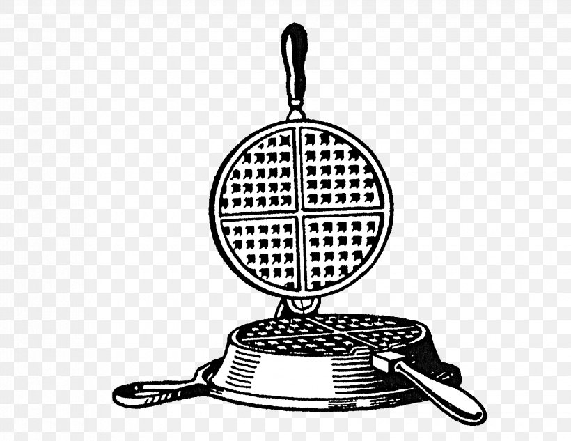 Waffle Irons Waffle House Clip Art, PNG, 3300x2550px, Waffle, Belgian Cuisine, Black And White, Drawing, Food Download Free