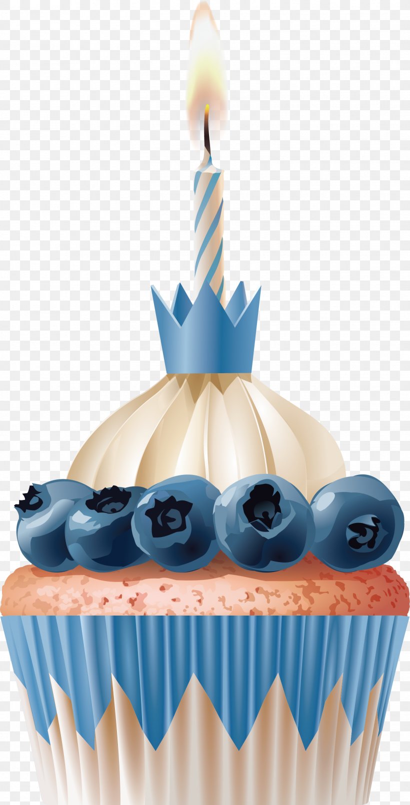 Cupcake Birthday Cake Bakery Muffin Madeleine, PNG, 1626x3188px, Cupcake, Bakery, Birthday Cake, Blueberry, Buttercream Download Free