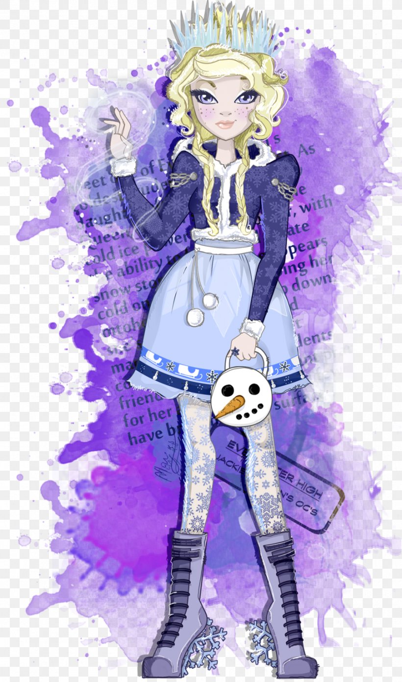 Jack Frost Ever After High YouTube DeviantArt, PNG, 900x1527px, Watercolor, Cartoon, Flower, Frame, Heart Download Free