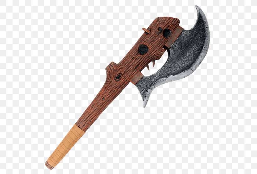 Larp Axe Live Action Role-playing Game Foam Larp Swords Orc Battle Axe, PNG, 555x555px, Larp Axe, Action Roleplaying Game, Axe, Battle Axe, Blade Download Free