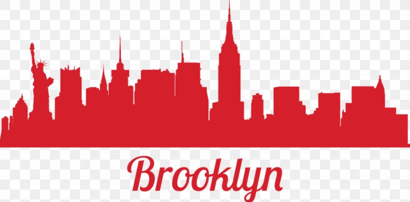 New York City Skyline Wall Decal Sticker, PNG, 1024x507px, New York City, Art, Brand, City, Cityscape Download Free