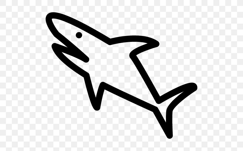 Shark Clip Art, PNG, 512x512px, Shark, Area, Baby Shark, Black And White, Great White Shark Download Free