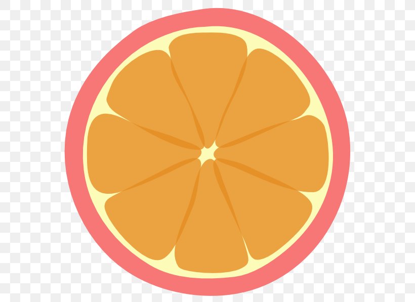 Tangerine Orange Slice Clip Art, PNG, 594x597px, Tangerine, Commodity, Drawing, Flower, Food Download Free