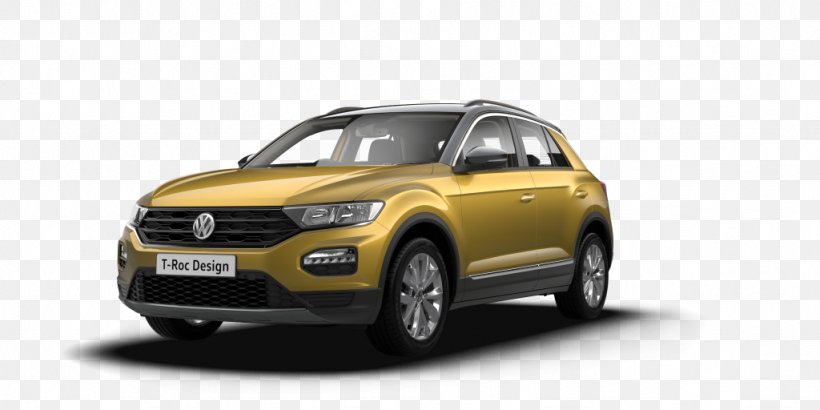 Volkswagen T-Roc SE Car Hatchback Vehicle, PNG, 1024x512px, Volkswagen, Automotive Design, Automotive Exterior, Brand, Bumper Download Free