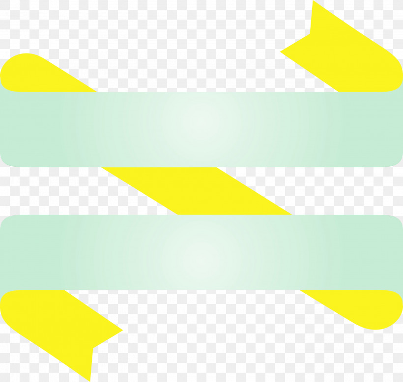 Yellow Line Font Logo, PNG, 2930x2784px, Ribbon, Line, Logo, Multiple Ribbon, Paint Download Free