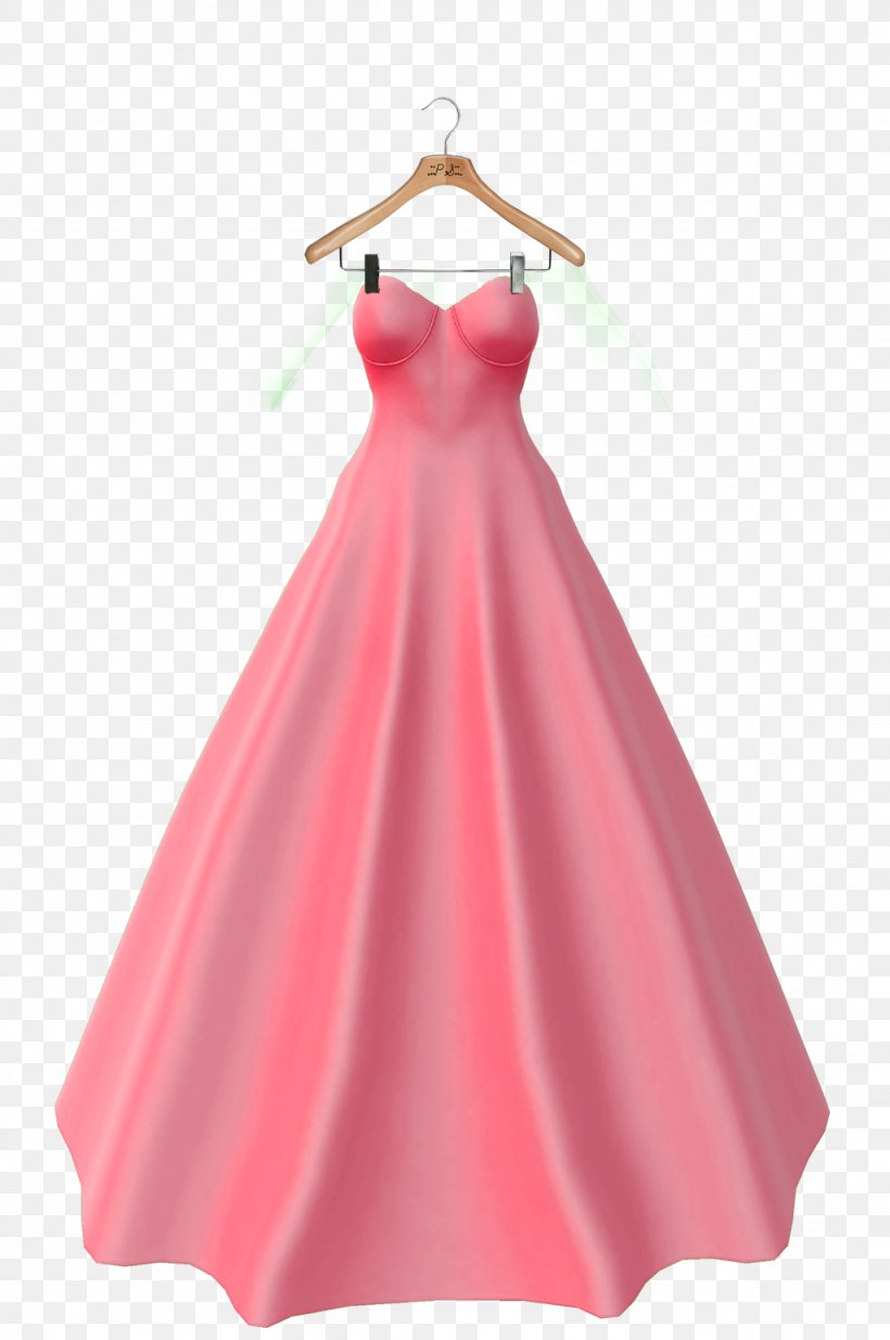 Cocktail Dress Gown Pink Clothing, PNG, 1024x1543px, Dress, Barbie, Bridal Clothing, Bridal Party Dress, Bride Download Free