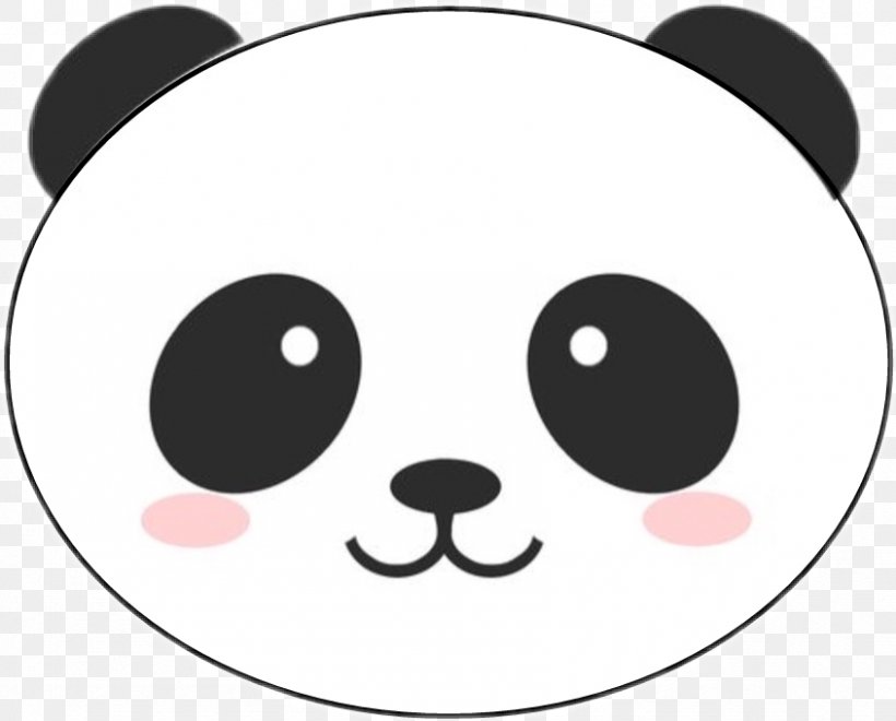 Giant Panda Cuteness Desktop Wallpaper Kawaii Bear, PNG, 845x681px, Giant Panda, Area, Bear, Black, Black And White Download Free