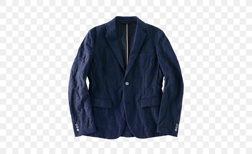 Jacket Blazer Coat Blue Clothing, PNG, 500x500px, Jacket, Benetton Group, Blazer, Blue, Button Download Free