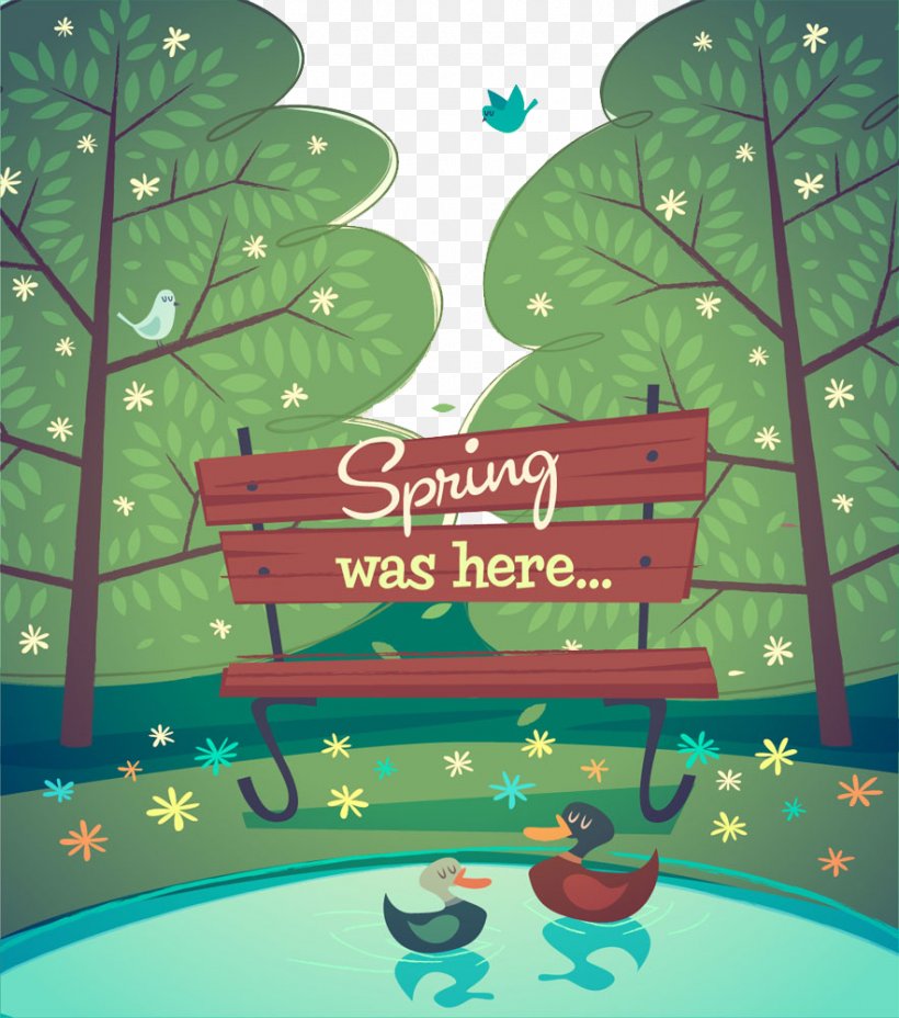 Spring Cartoon Illustration, PNG, 883x1000px, Spring, Art, Branch, Cartoon, Drawing Download Free
