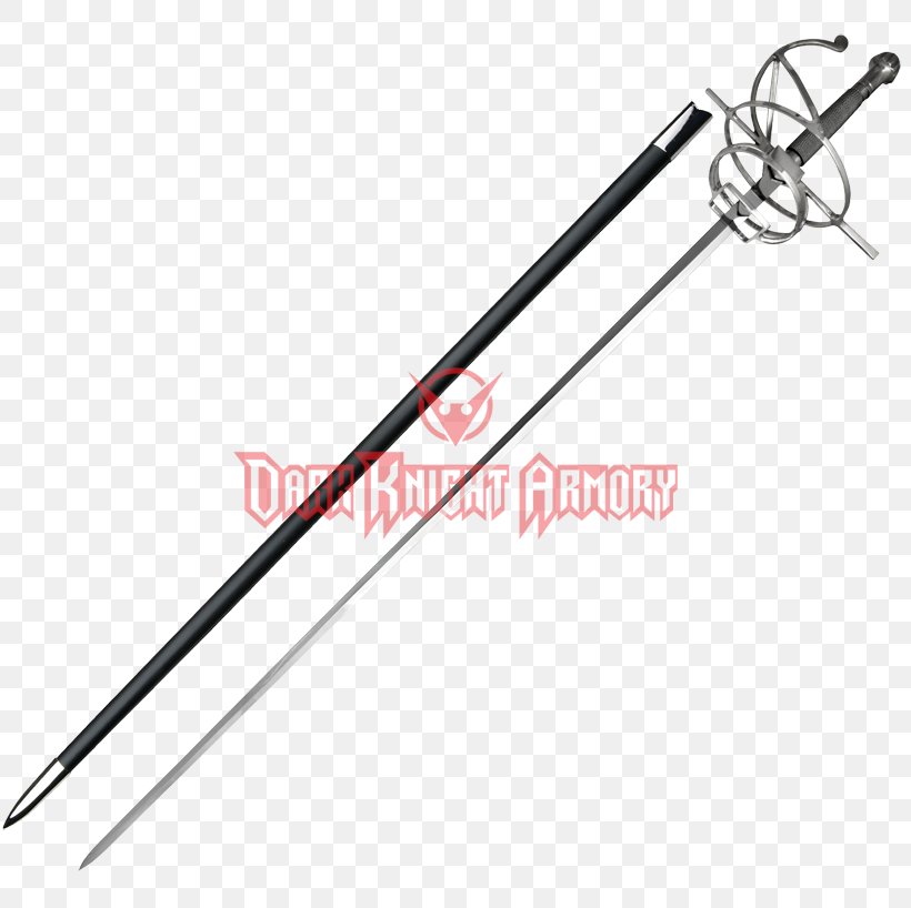 Sword Line Angle Rapier Ski Poles, PNG, 818x818px, Sword, Cold Weapon, Rapier, Ski, Ski Pole Download Free