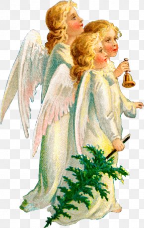 Vintage Cupid Cherub - Angel Christmas Day Santa Claus Christmas Tree PNG