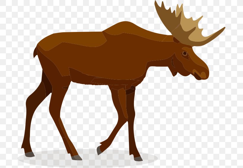 Animal Cartoon, PNG, 702x568px, Moose, Animal, Animal Figure, Animal Track, Deer Download Free