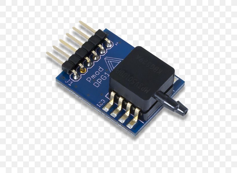 Pmod Interface Pressure Sensor Arduino Pressure Measurement, PNG, 600x600px, Pmod Interface, Adapter, Arduino, Circuit Component, Datasheet Download Free