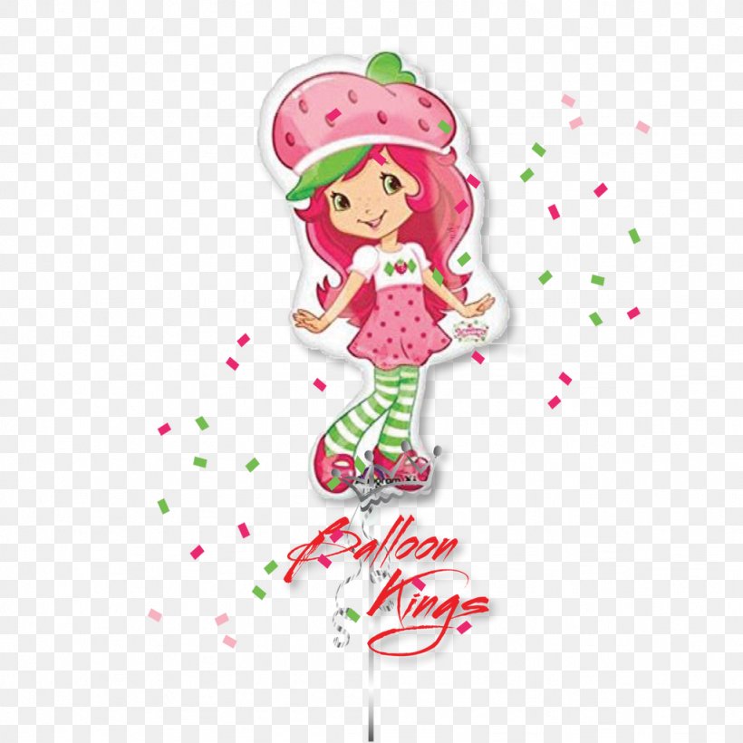 Strawberry Shortcake Balloon Tart, PNG, 1024x1024px, Strawberry Shortcake, Balloon, Birthday, Doll, Fictional Character Download Free