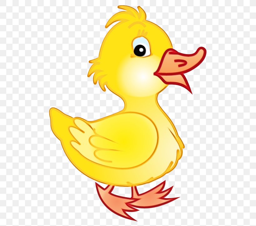 Bird Cartoon Beak Duck Yellow, PNG, 703x723px, Watercolor, Beak, Bird, Cartoon, Chicken Download Free