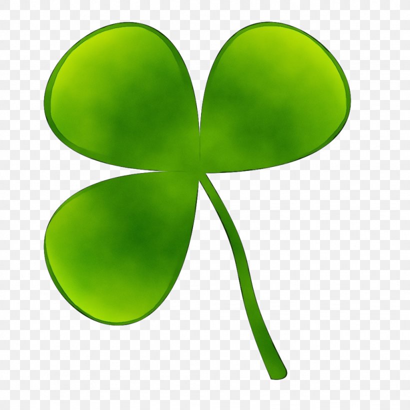 Shamrock, PNG, 1024x1024px, Watercolor, Clover, Green, Leaf, Paint Download Free