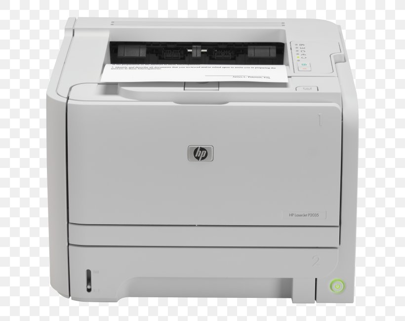 Hewlett-Packard Laser Printing HP LaserJet P2035 Printer ...