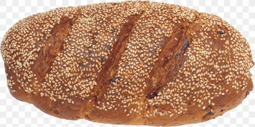 Rye Bread Bun Clip Art, PNG, 2725x1364px, Rye Bread, Baked Goods, Bread, Brown Bread, Bun Download Free