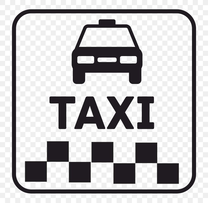 Taxi Clip Art, PNG, 800x800px, Taxi, Area, Black And White, Brand, Can Stock Photo Download Free