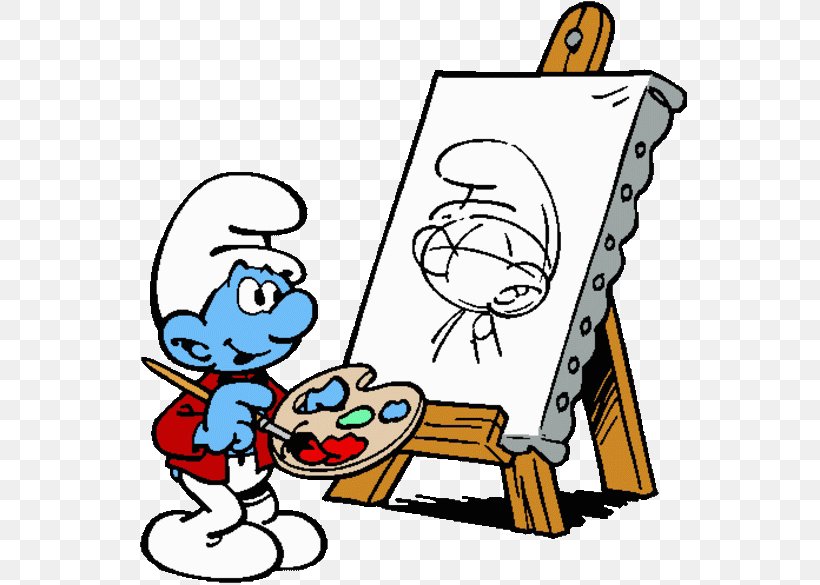 Brainy Smurf Papa Smurf Smurfette Baby Smurf Gargamel, PNG, 555x585px, Watercolor, Cartoon, Flower, Frame, Heart Download Free