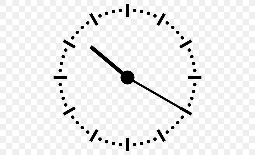 Clock Face Time & Attendance Clocks Digital Clock Analog Watch, PNG, 500x500px, Clock, Analog Signal, Analog Watch, Area, Black And White Download Free