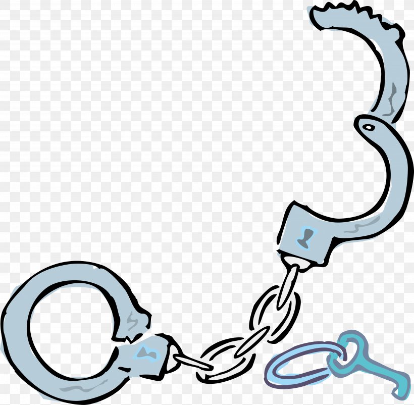 Handcuffs Police Officer Download, PNG, 4868x4767px, Handcuffs, Area, Body Jewelry, Cartoon, Clip Art Download Free