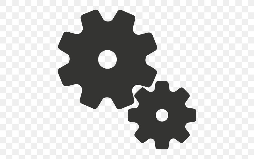 Gears, PNG, 512x512px, Blue Prism, Black And White, Hardware, Hardware Accessory, Robotic Process Automation Download Free
