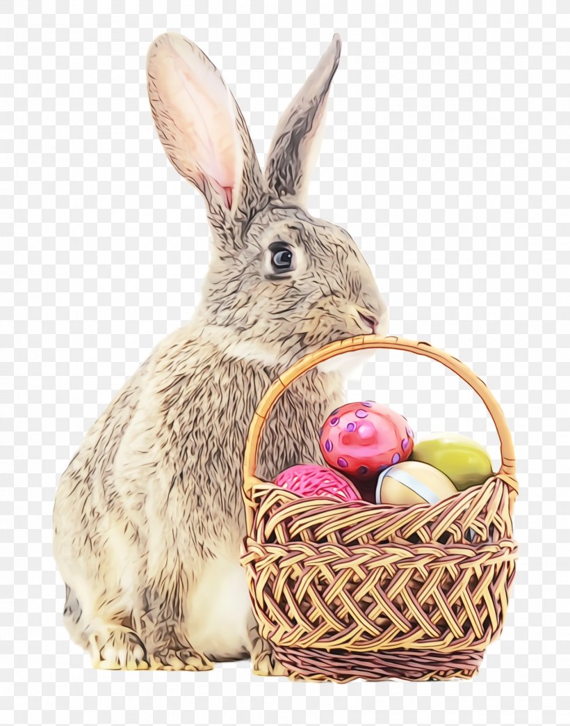 Easter Egg, PNG, 1772x2256px, Watercolor, Basket, Domestic Rabbit, Easter, Easter Bunny Download Free